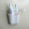 Wholesale manufacturer of bathroom toothbrush and toothpaste storage cylinders without drilling holes, bathroom storage racks, and washbasin draining storage racks Item Picture